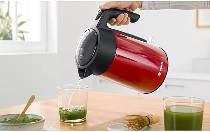 Bosch TWK7L464a - Jarro elétrico 1,7 L – 2400 W (vermelho, sem fio)