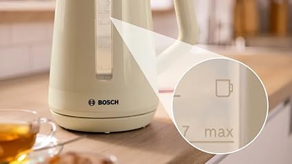 Bosch TWK1M127 - Jarro elétrico 1,7 L – 2400 W (bege)