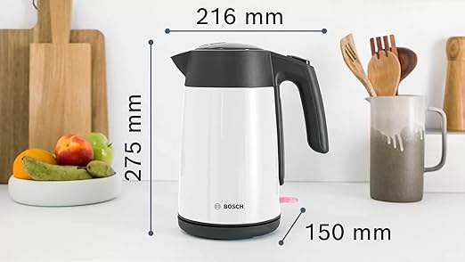 Bosch TWK7L461 - Jarro elétrico 1,7 L – 2400 W (branco, sem fio)