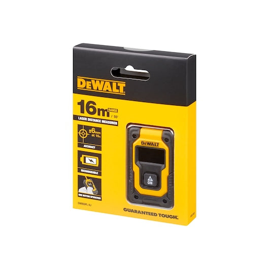 DeWalt DW055PL-XJ - Medidor de distância a laser de bolso, 16 m