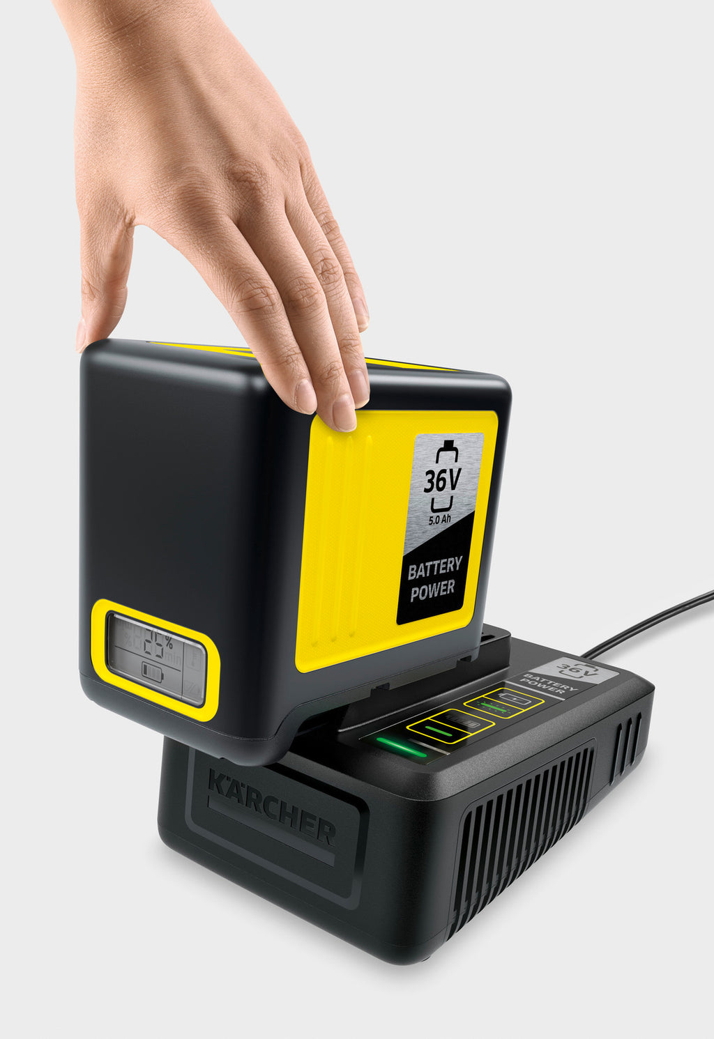 Kärcher 2.445-065.0 - Kit de iniciação, bateria e carregador, 36V, 5,0Ah