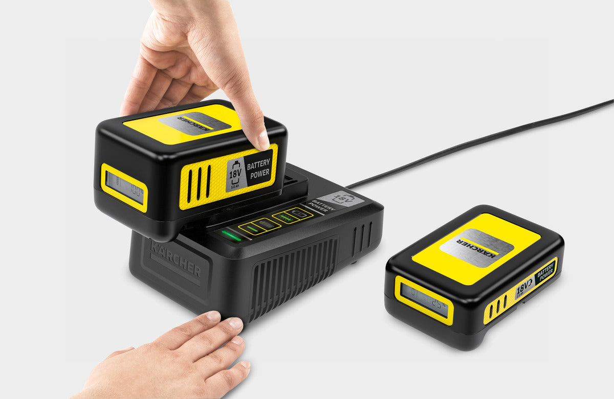 Kärcher 2.445-032.0 - Carregador rápido para baterias Kärcher Battery Power de 18V