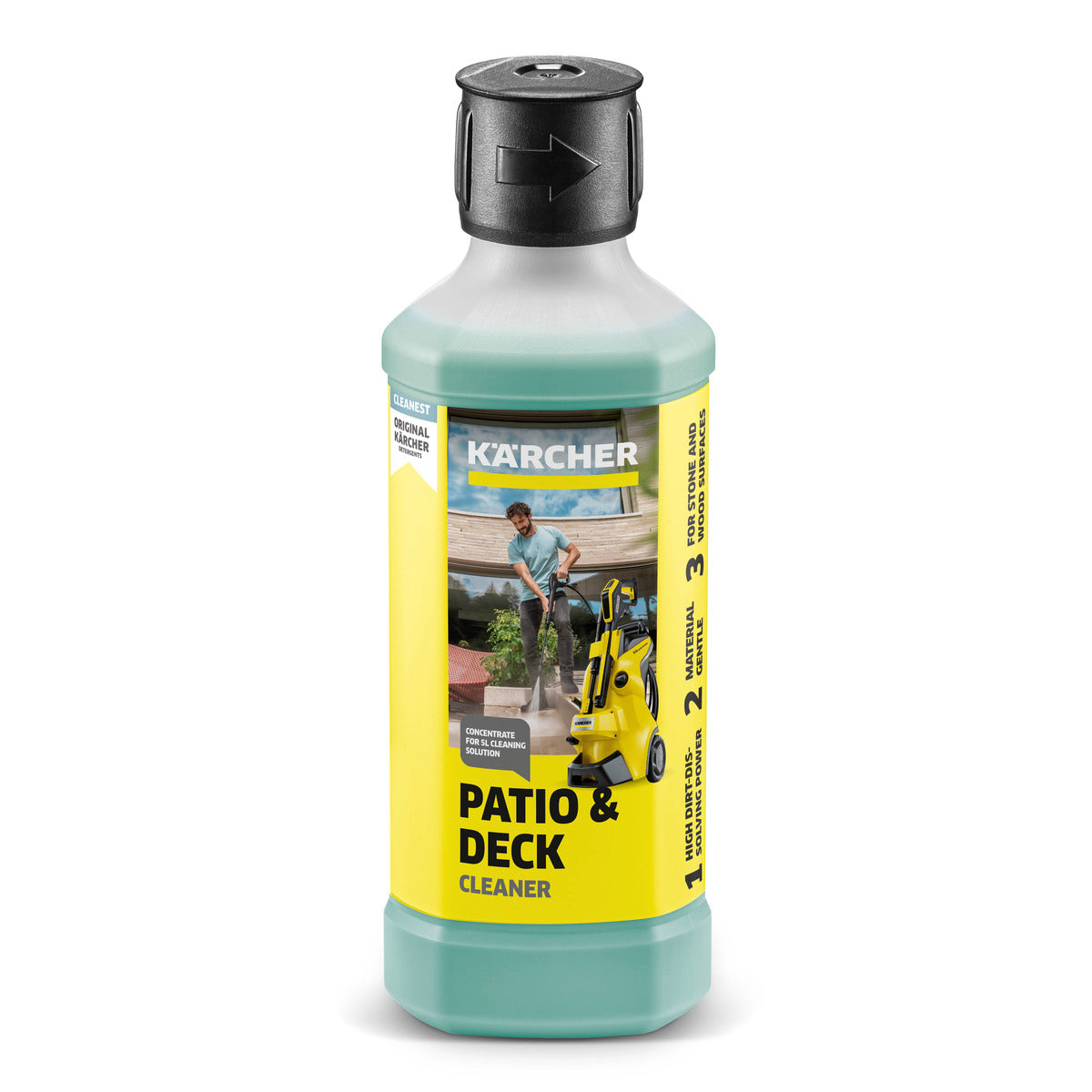 Kärcher 6.295-842.0 - Detergente concentrado para limpeza de pátios e alpendres RM 564, 500 ml