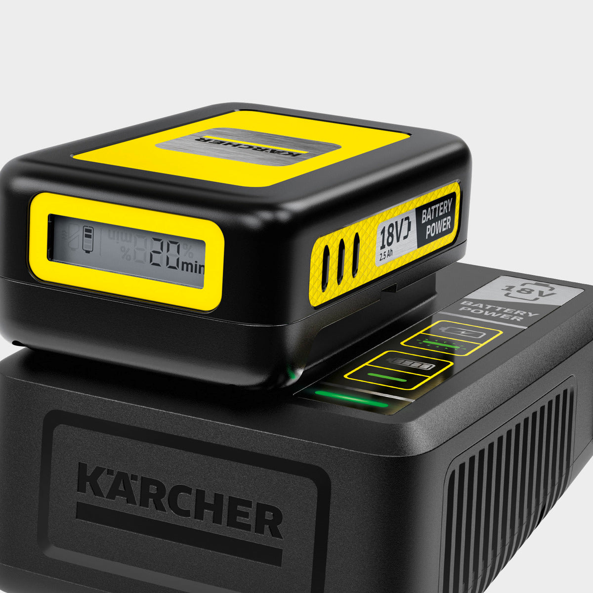 Kärcher 2.445-032.0 - Carregador rápido para baterias Kärcher Battery Power de 18V